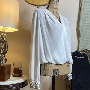 Boston Proper Blouse and Adriana Papel Jacket